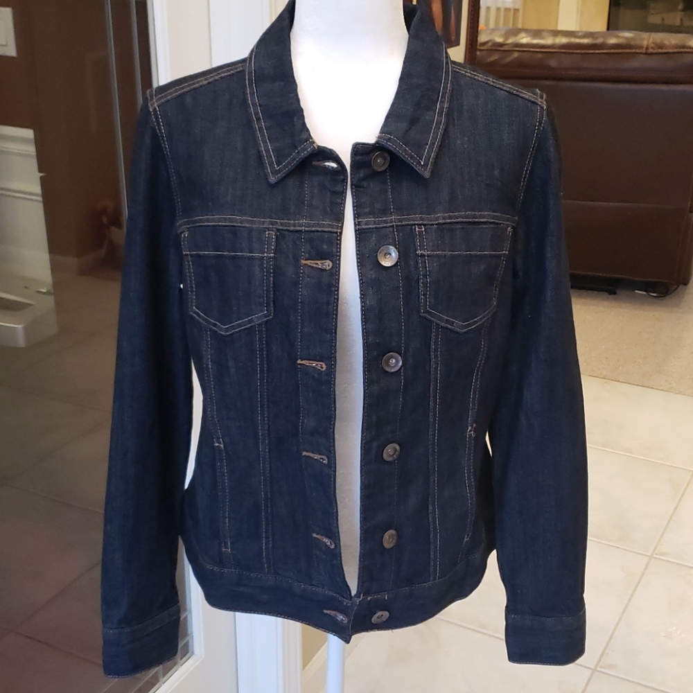 Nine West Indigo Jean Jacket Size Small